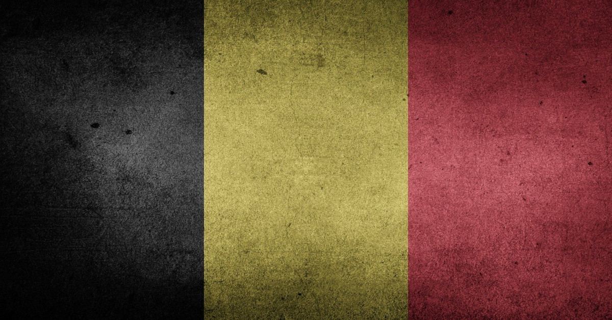The flag of Belgium.