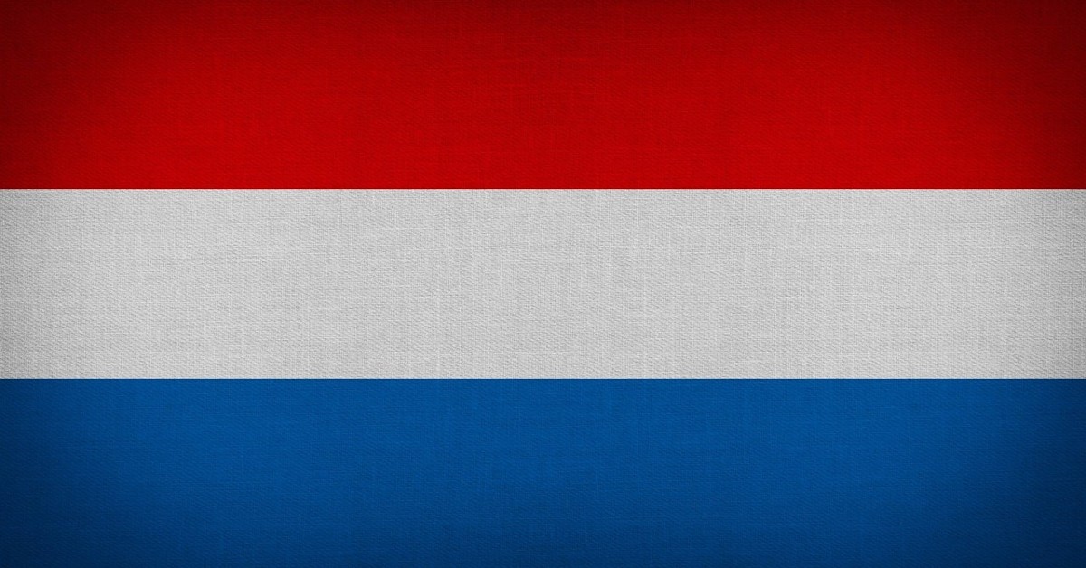The flag of the Netherlands.